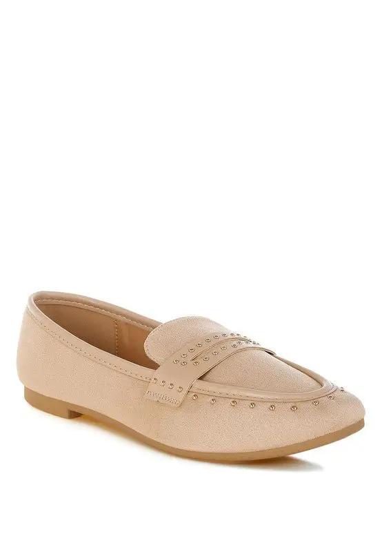 Lumina Penny Strap Studded Loafers for Elegant Style - Love Salve